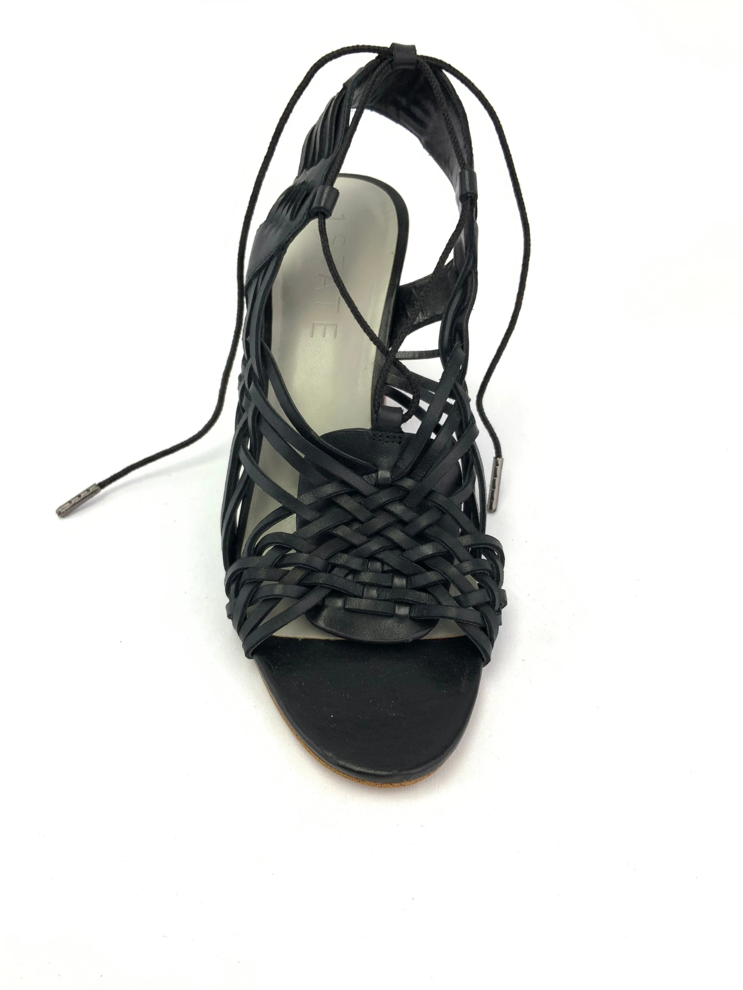 1. State Shannen Woven Block Heels Size 8M