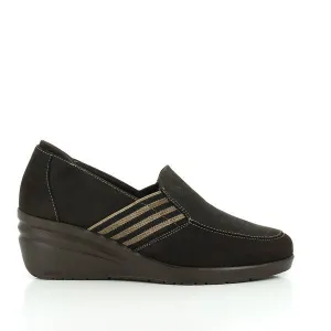 24 Hrs 23066 Brown Low Heels