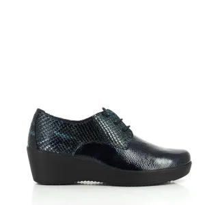 24 Hrs 23416 Navy Lace Up Shoes