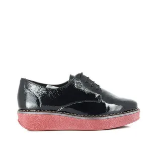 24 Hrs 23471 Black Lace Up Shoes