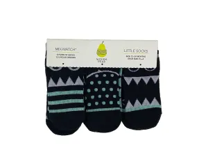 6 Pairs Little Monster Socks - Size 12-24 Months