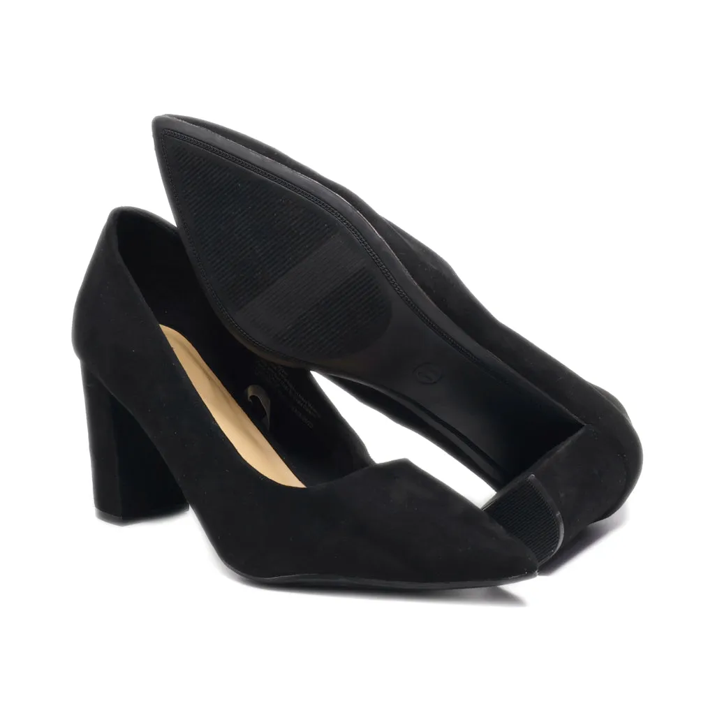 A New Day High-Heel Shoes Suede Black Colour For Women