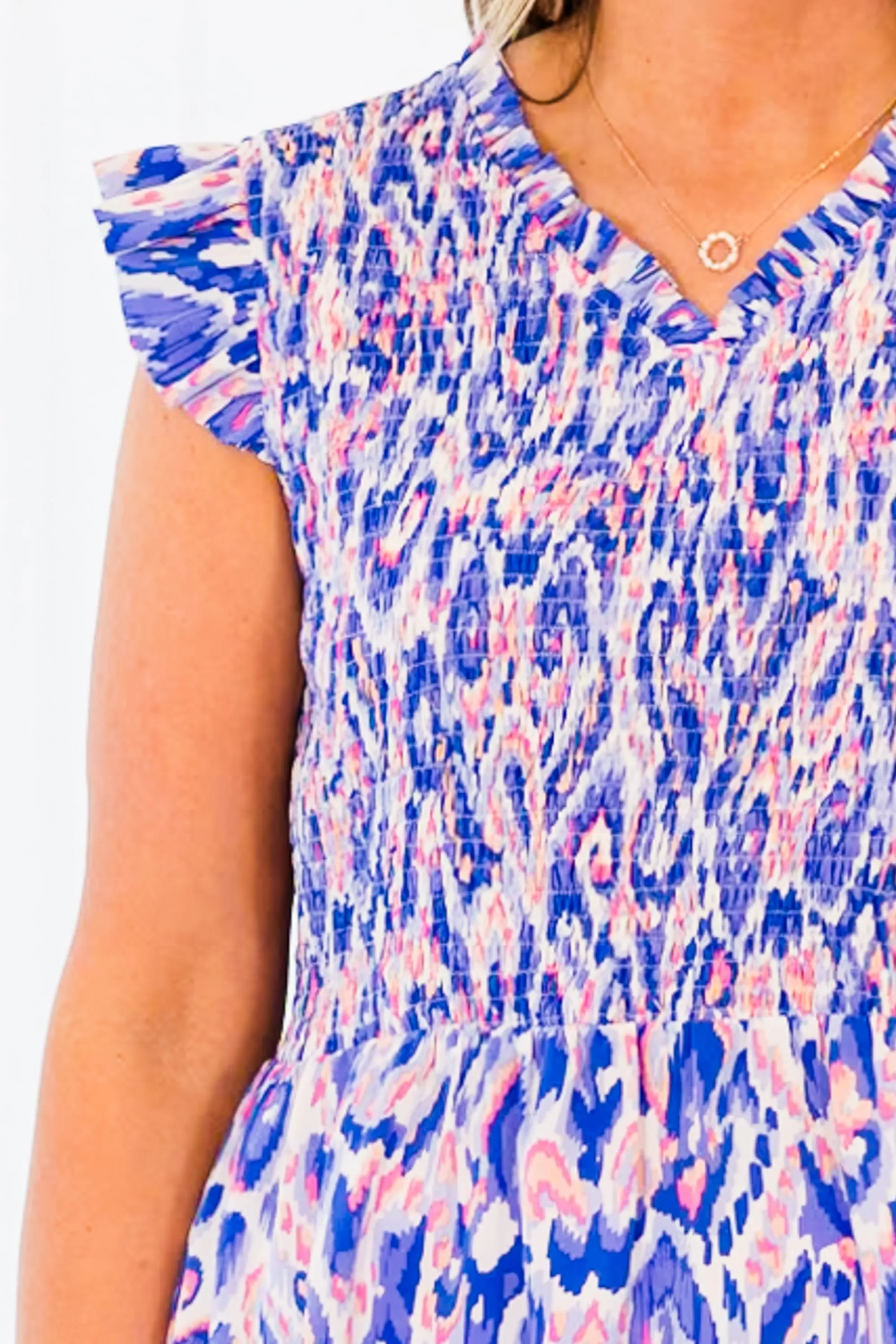 Above All Else Top, Blue