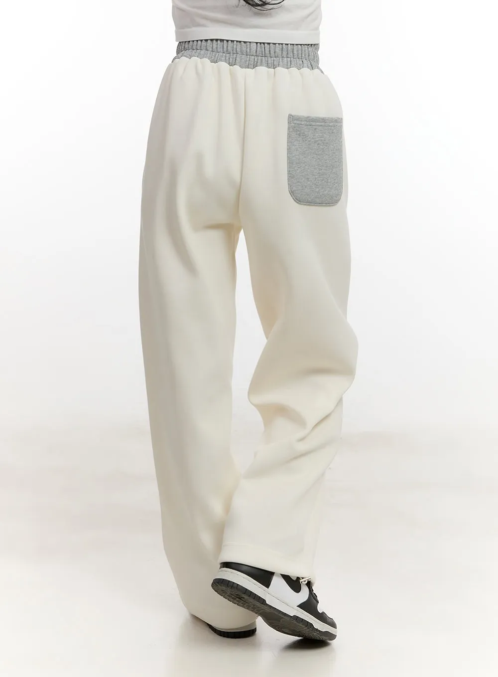 Adjustable Two-Tone Sweatpants CF528