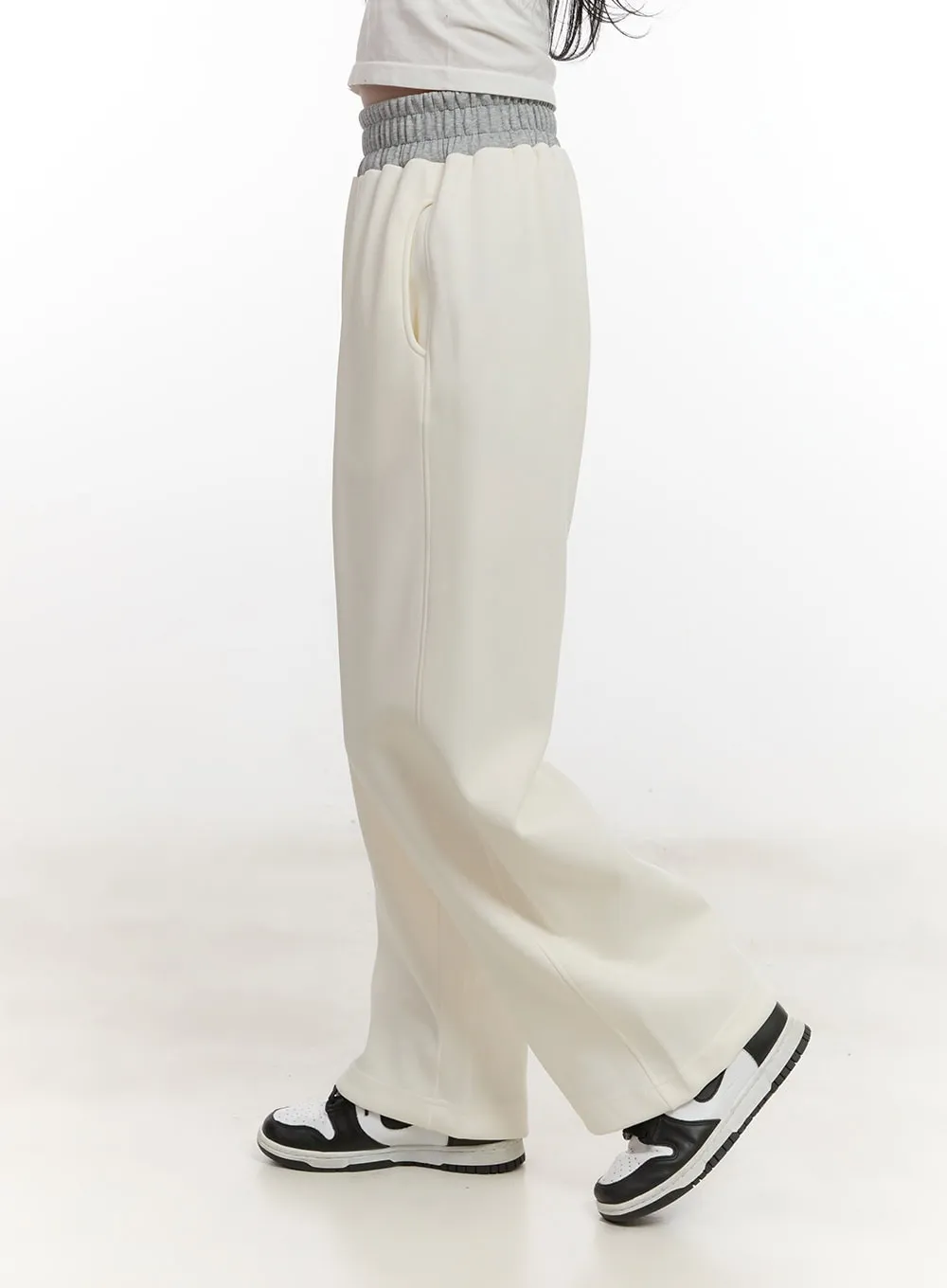 Adjustable Two-Tone Sweatpants CF528