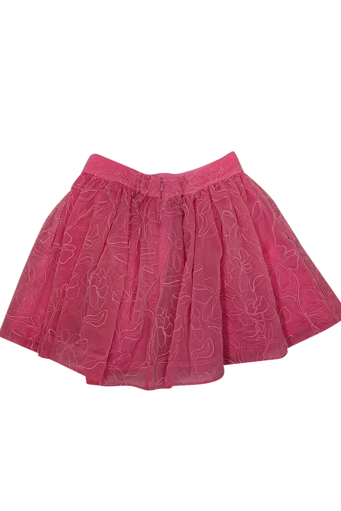 Aje - Pink Floral "Evangeline Cornelli" Mini Skirt Sz 8