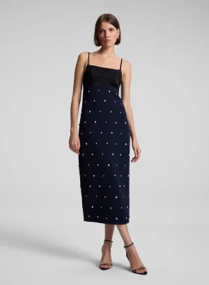 Alana Embellished Midi Dress