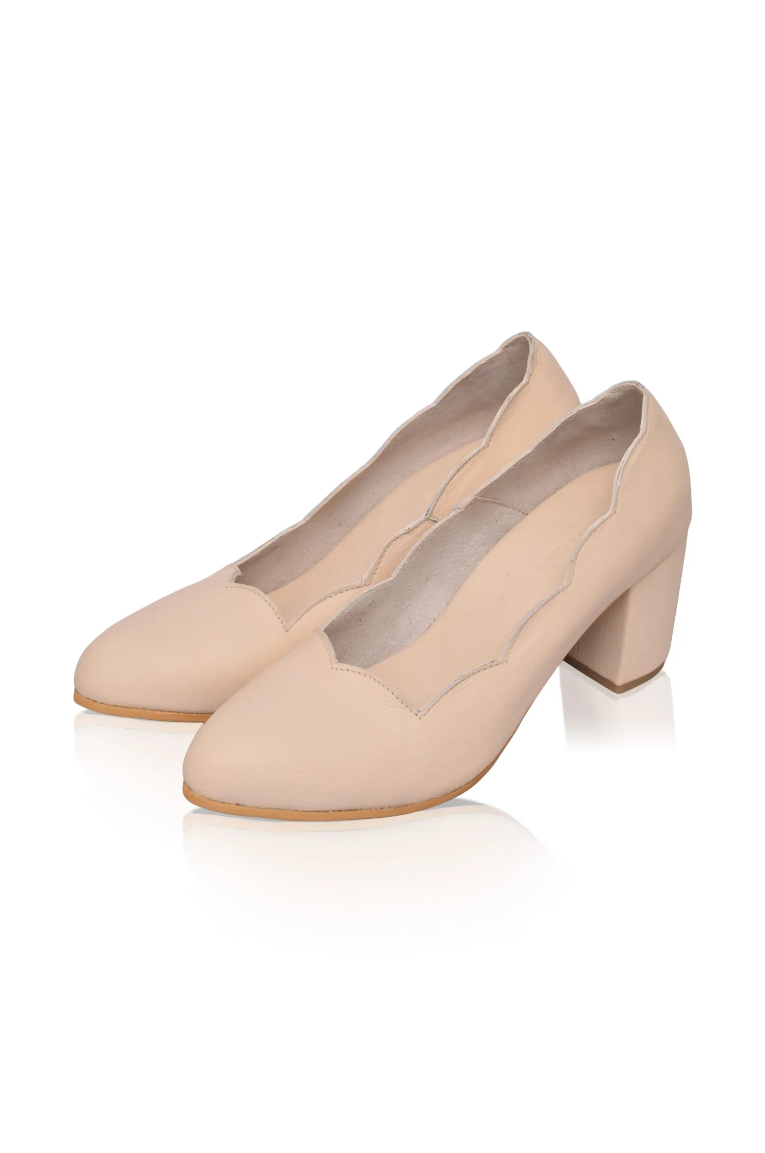 Alia Classic Leather Heels (Sz. 4-10.5)