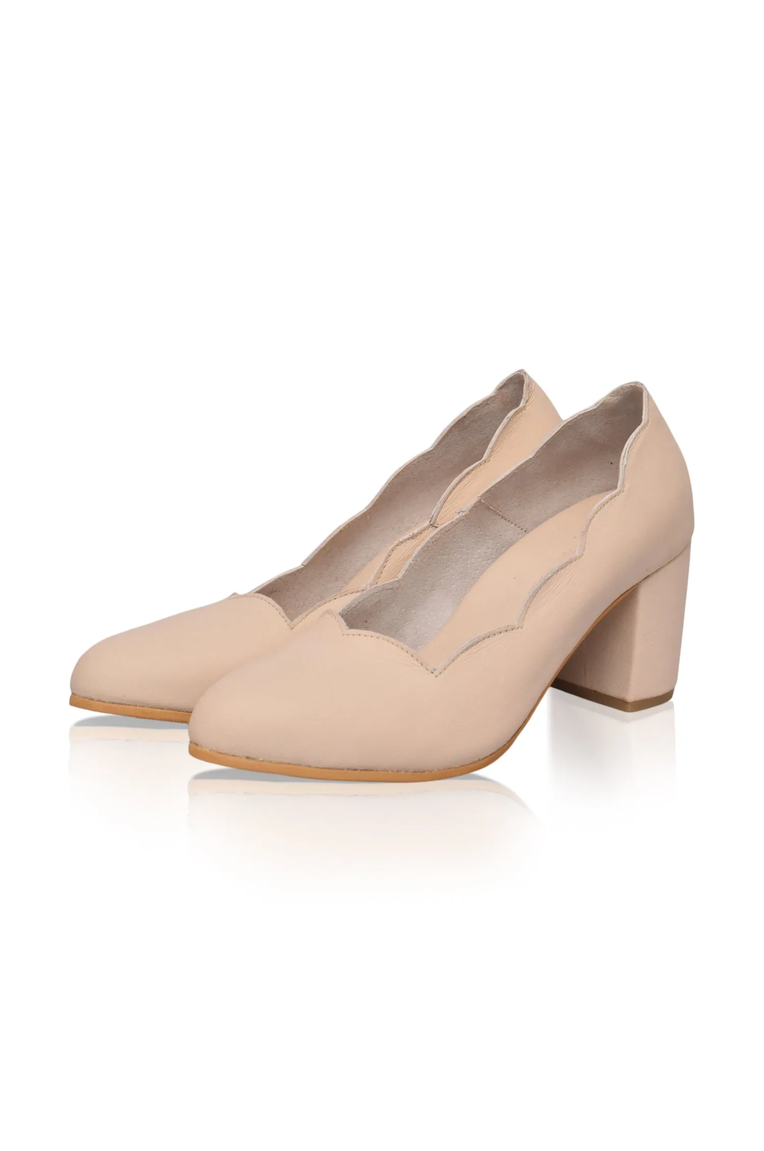 Alia Classic Leather Heels (Sz. 4-10.5)