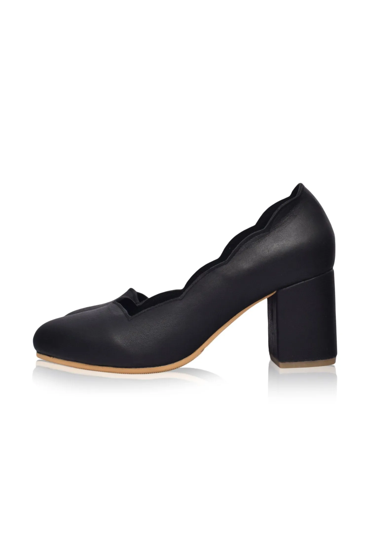 Alia Classic Leather Heels (Sz. 4-10.5)