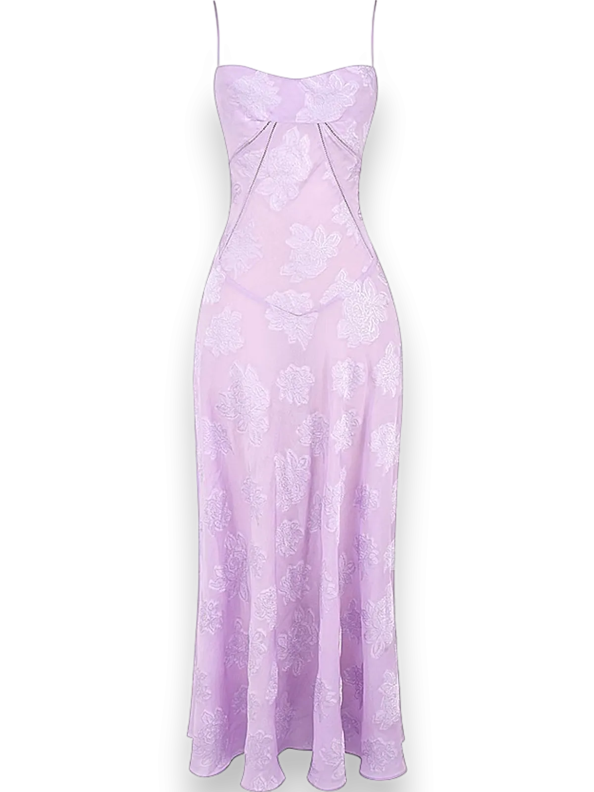 Amara Blossom White Floral Vintage Gown