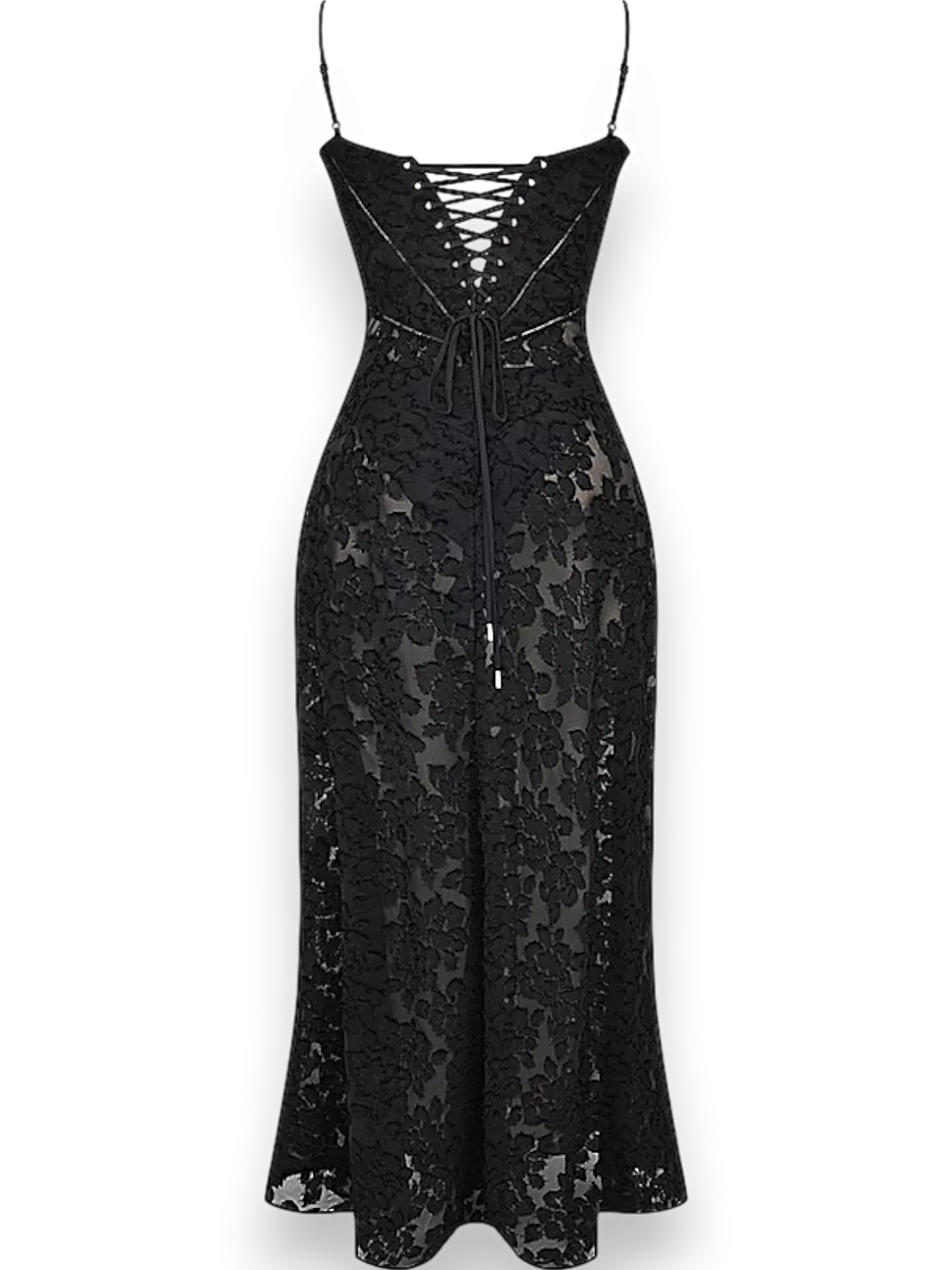 Amara Blossom White Floral Vintage Gown
