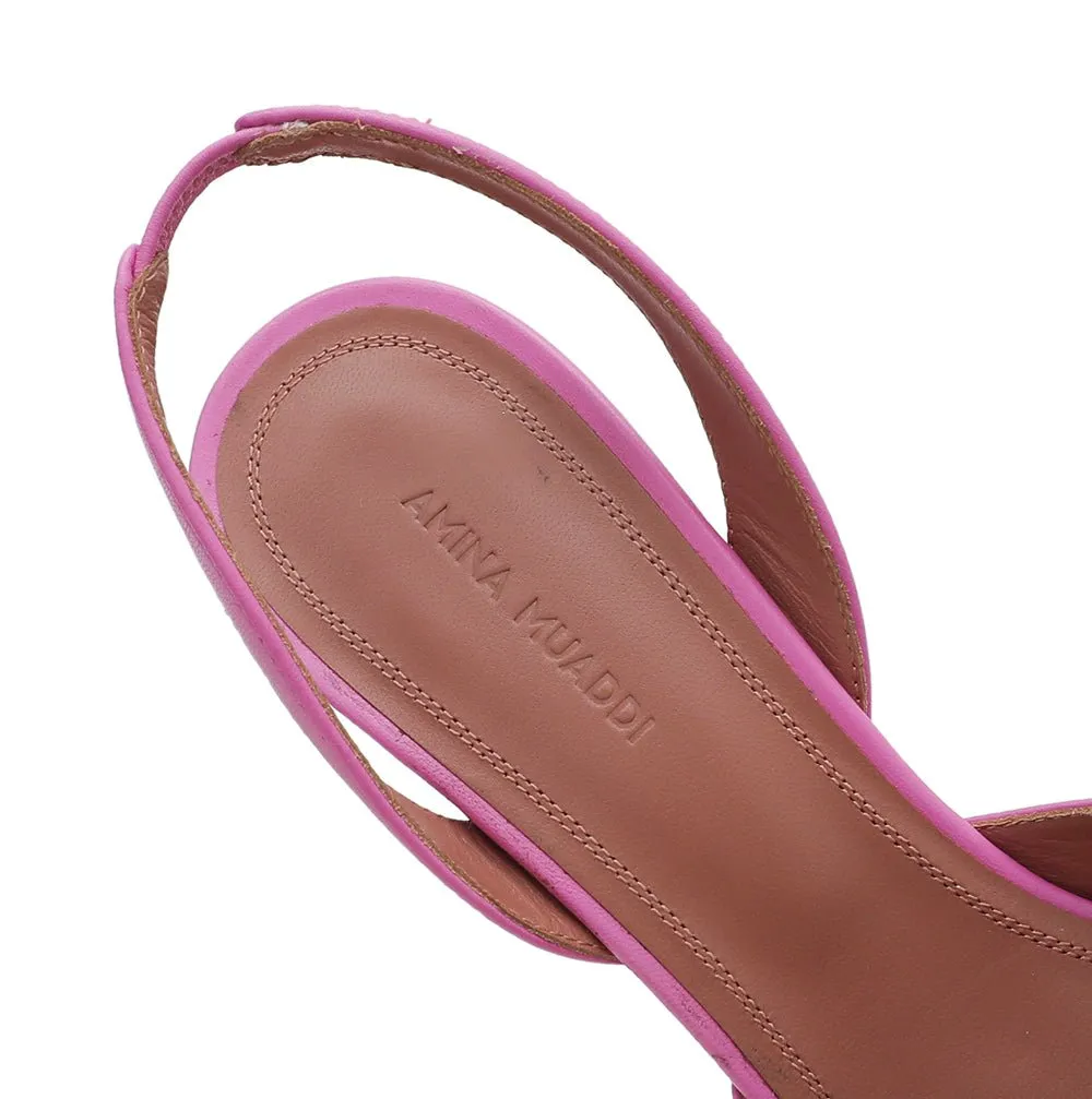 Amina Muaddi Pink Begum Slingback 38.5