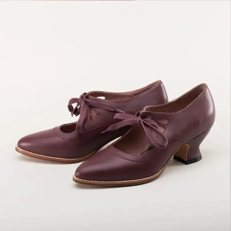 AMRA™ - LEATHER HEELED SANDALS
