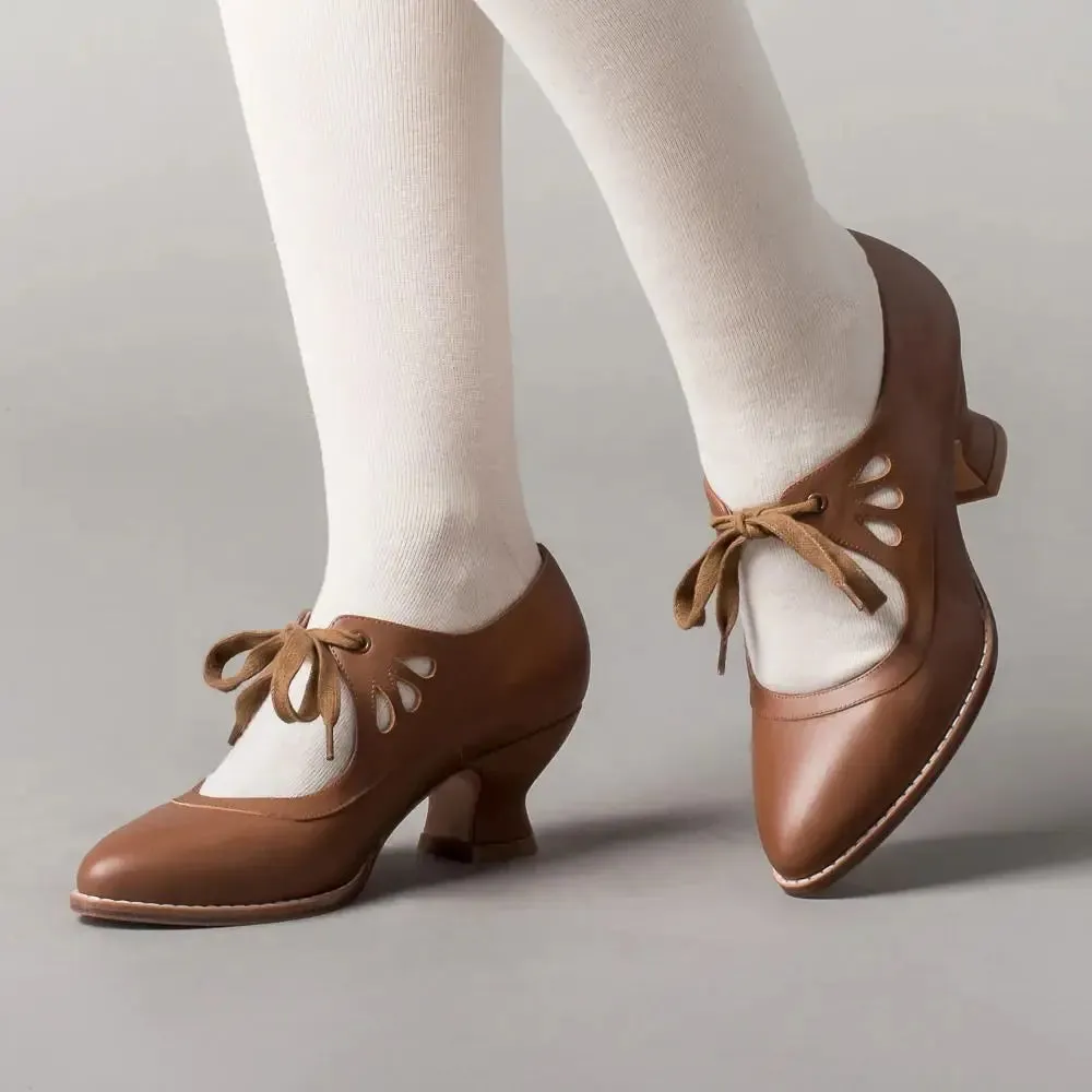AMRA™ - LEATHER HEELED SANDALS