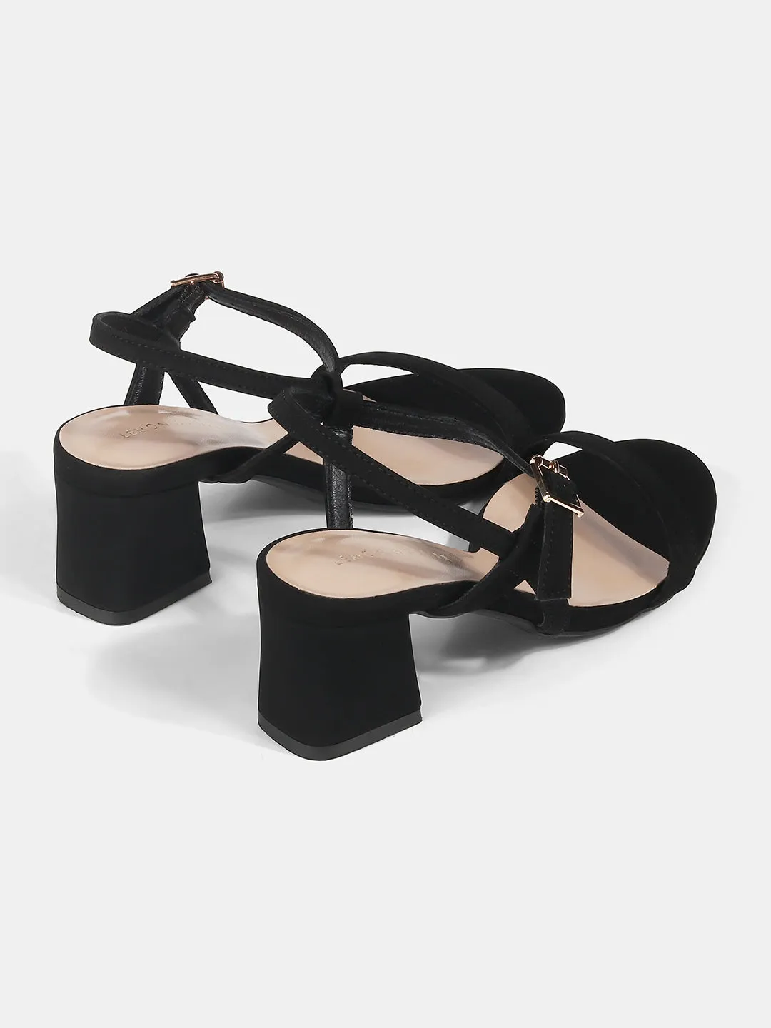 Ankle Strap Block Heeled Sandal