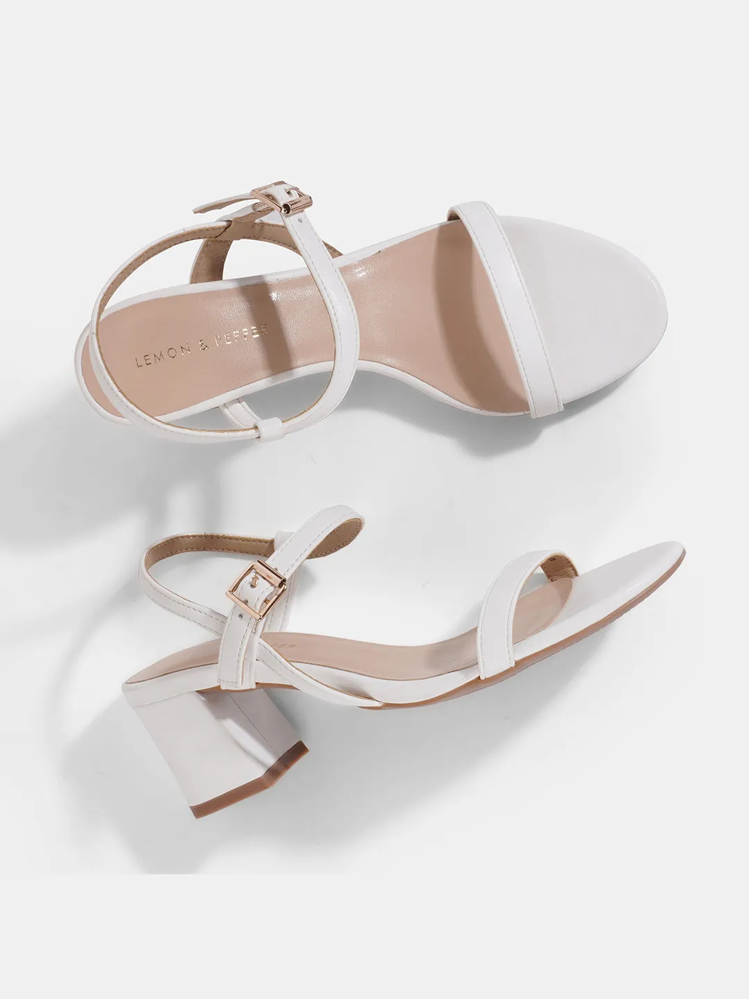 Ankle Strap Block Heeled Sandal
