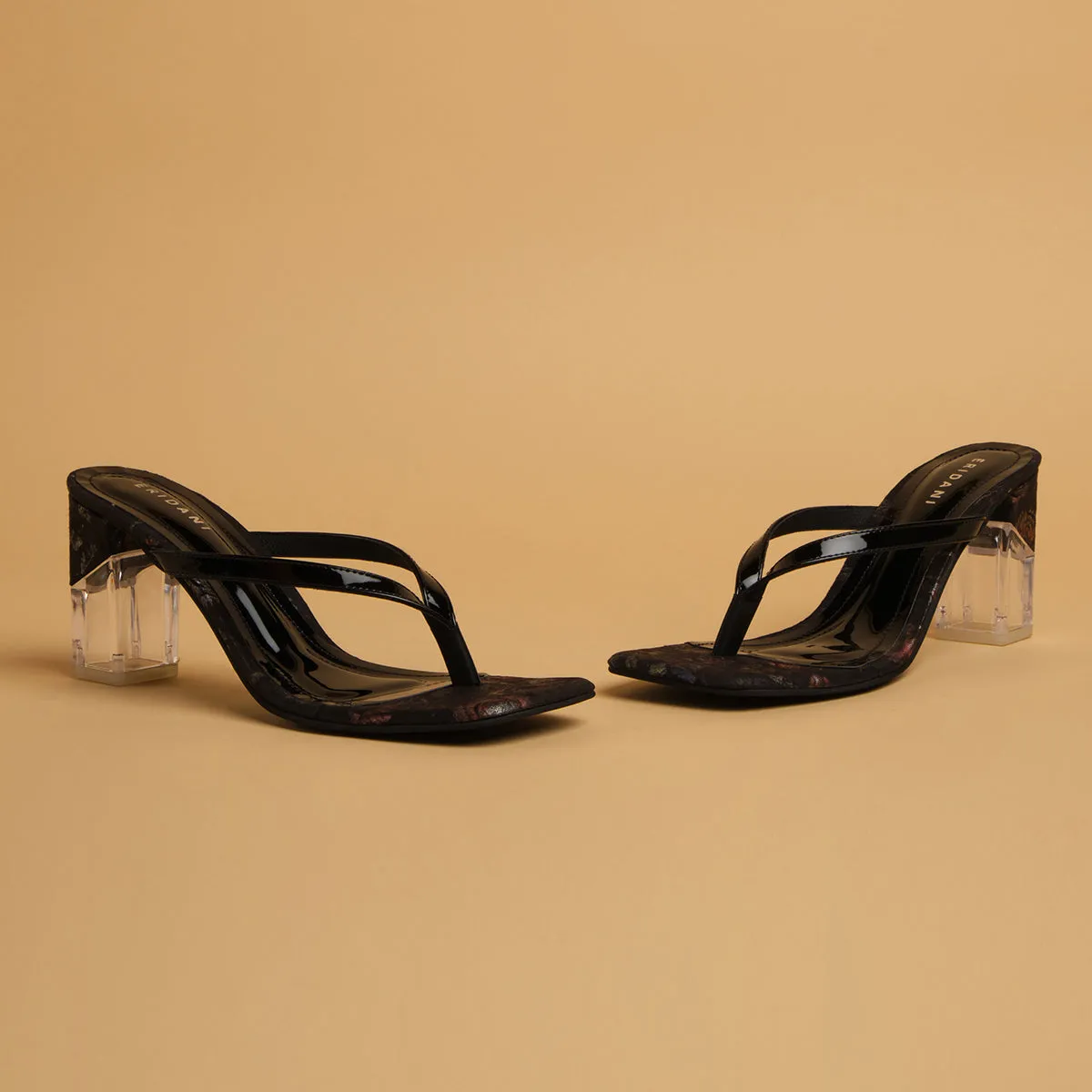 Antonia Transparent Block Heels