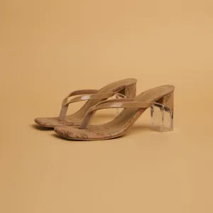 Antonia Transparent Block Heels