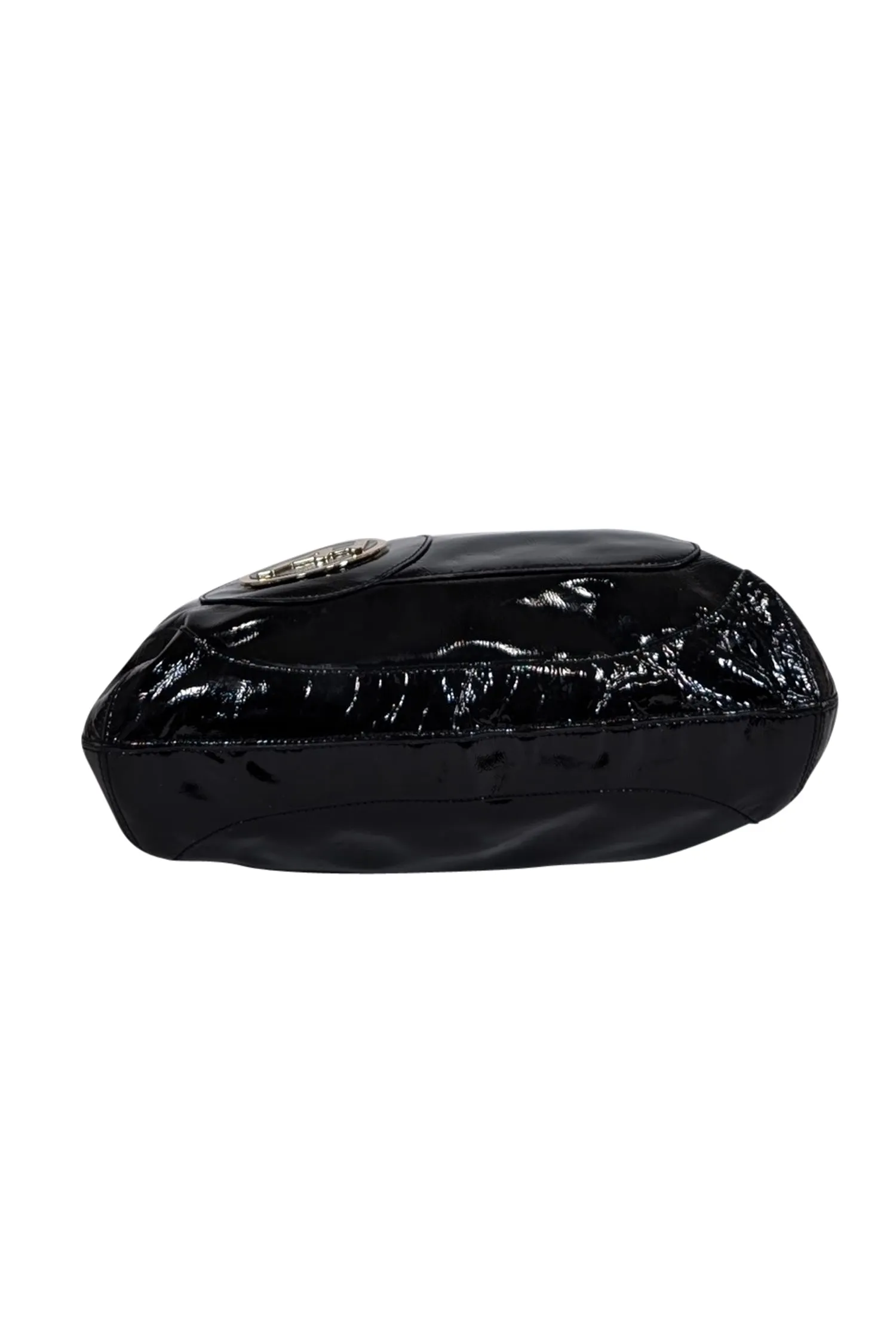 Anya Hindmarch - Black Patent Leather Shoulder Bag