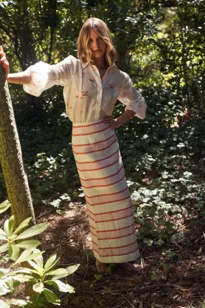 Aston Studio - Nola Skirt in Hana Stripe