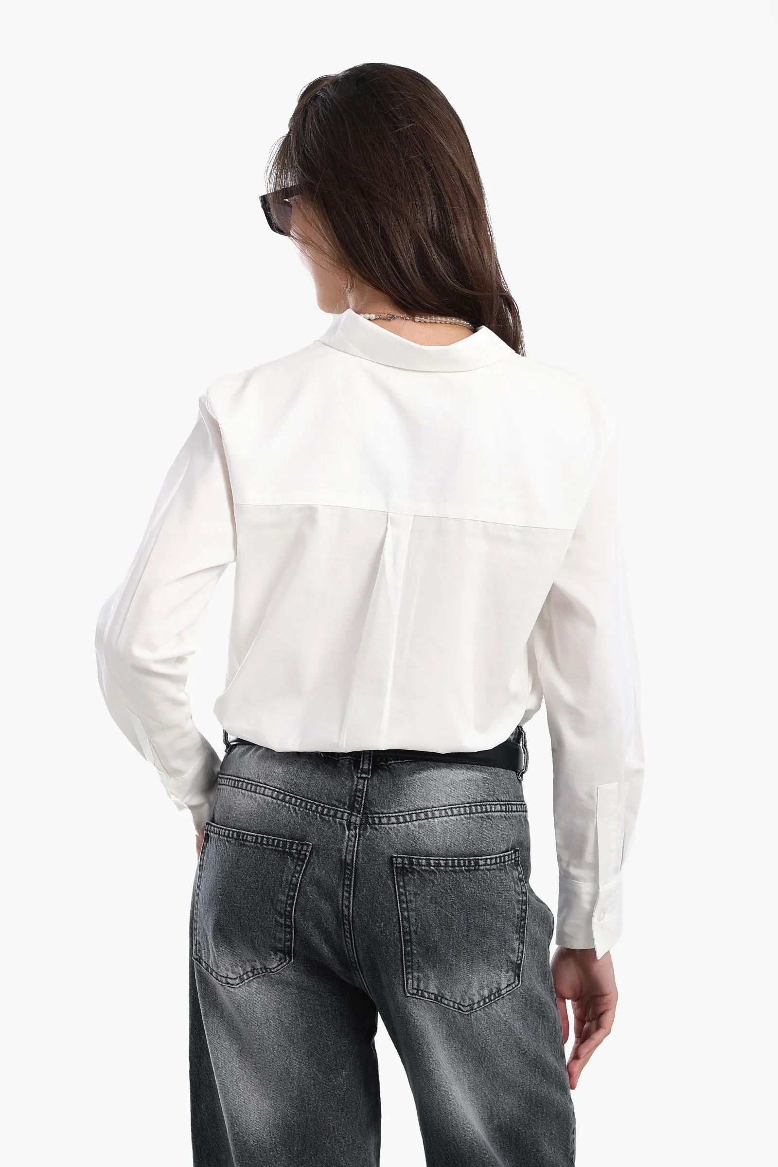 Asymmetrical Long Sleeves Shirt