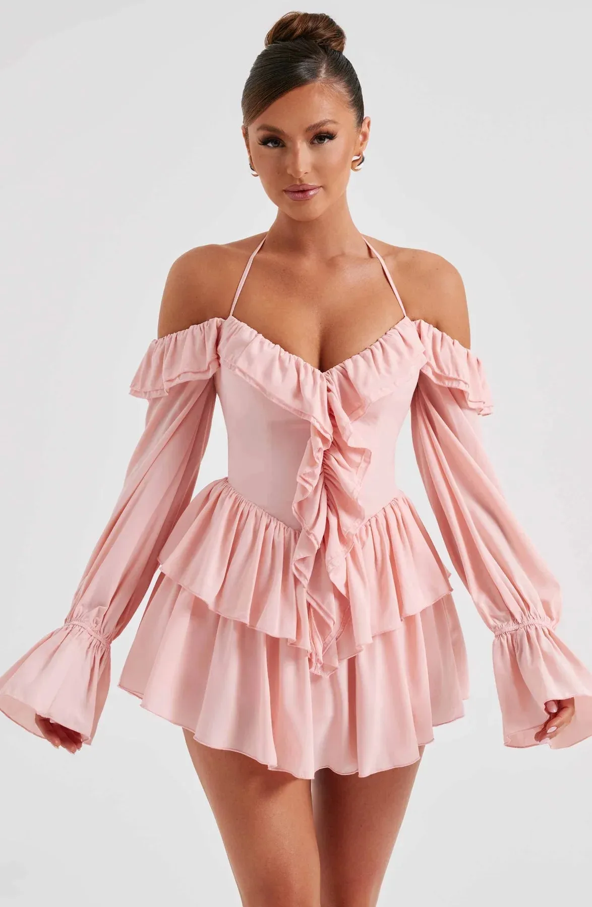Aurora - Ruffled Mini Dress