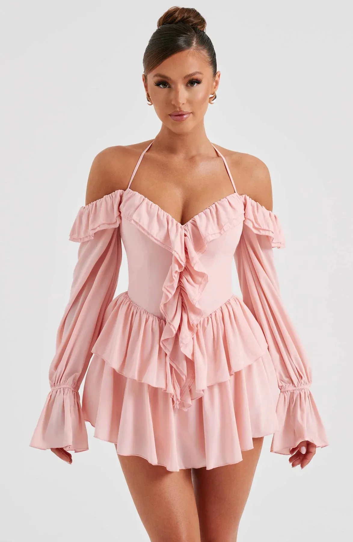 Aurora - Ruffled Mini Dress