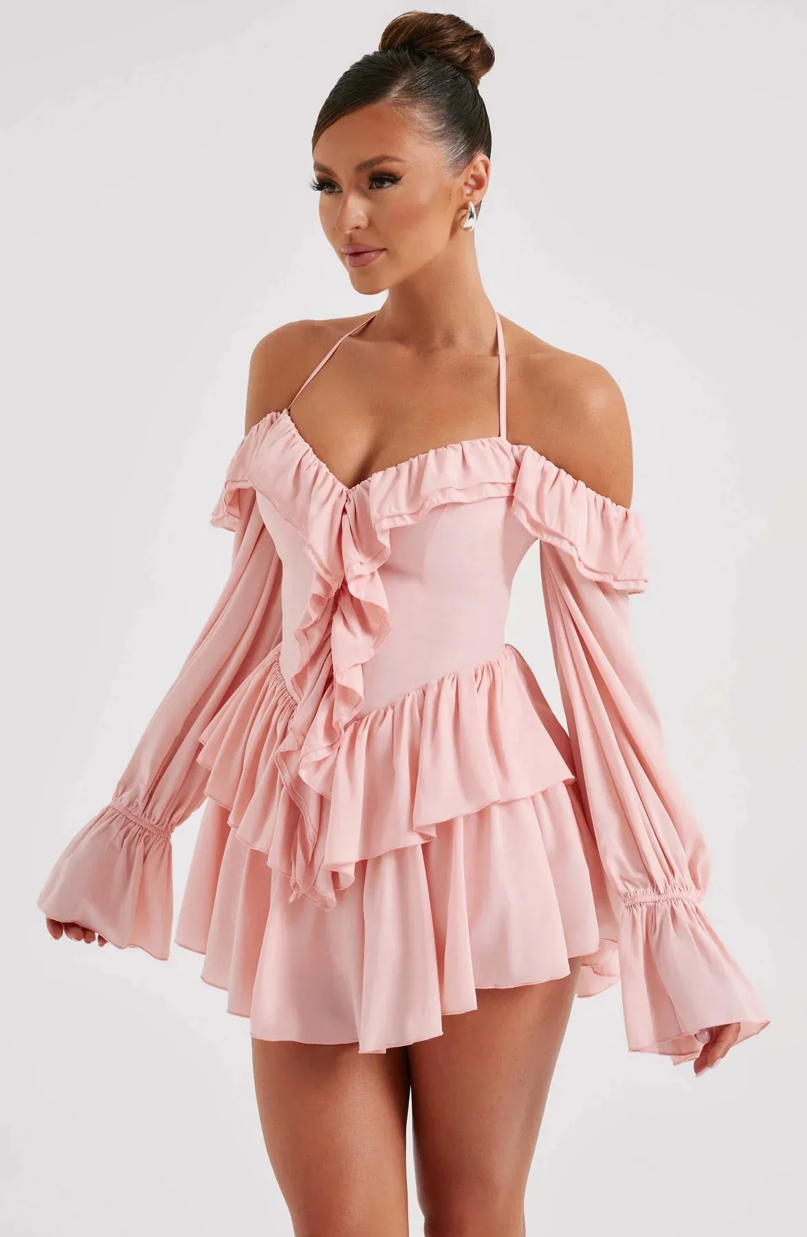 Aurora - Ruffled Mini Dress