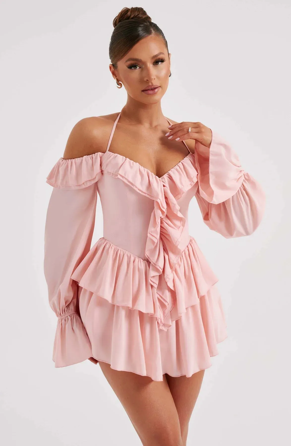 Aurora - Ruffled Mini Dress