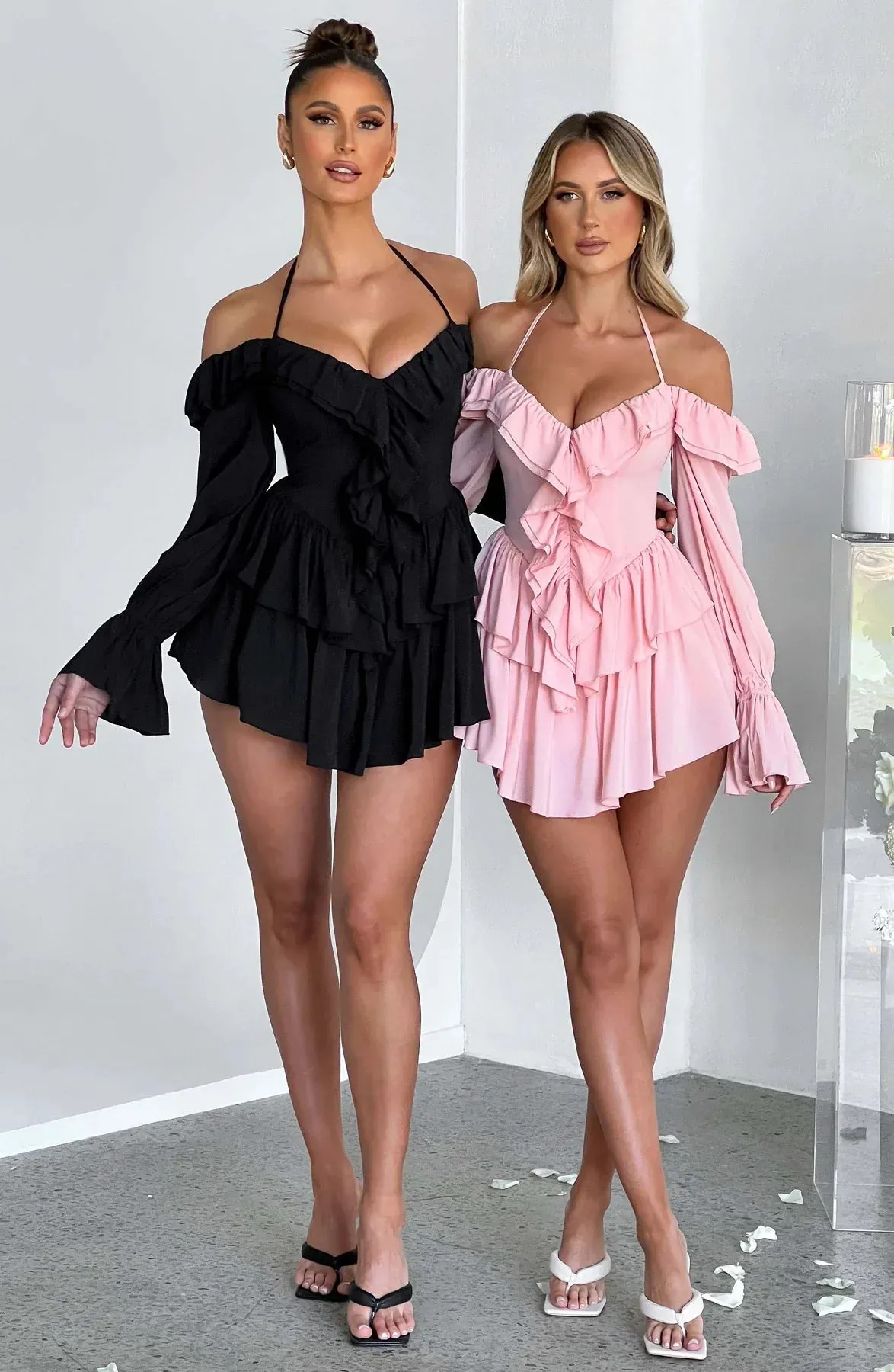 Aurora - Ruffled Mini Dress