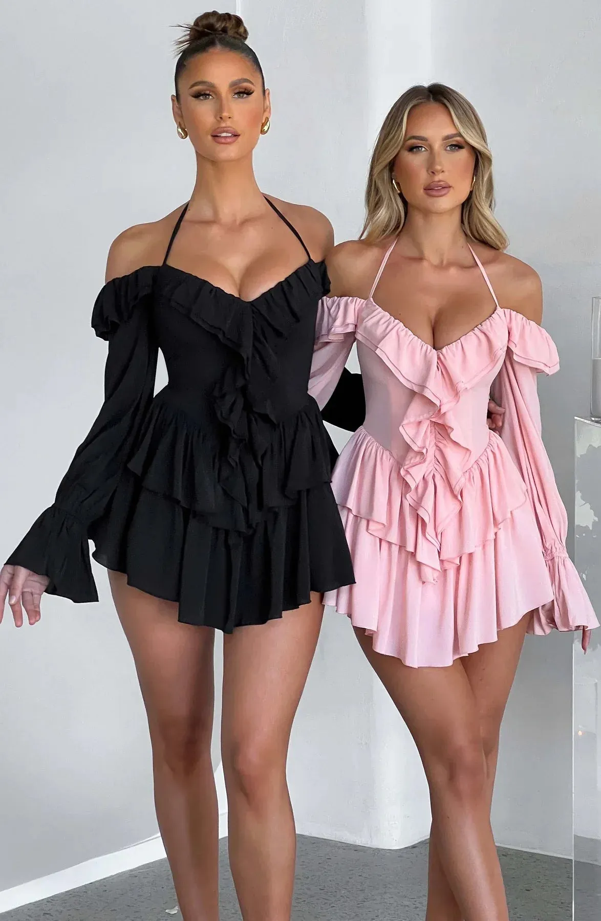 Aurora - Ruffled Mini Dress