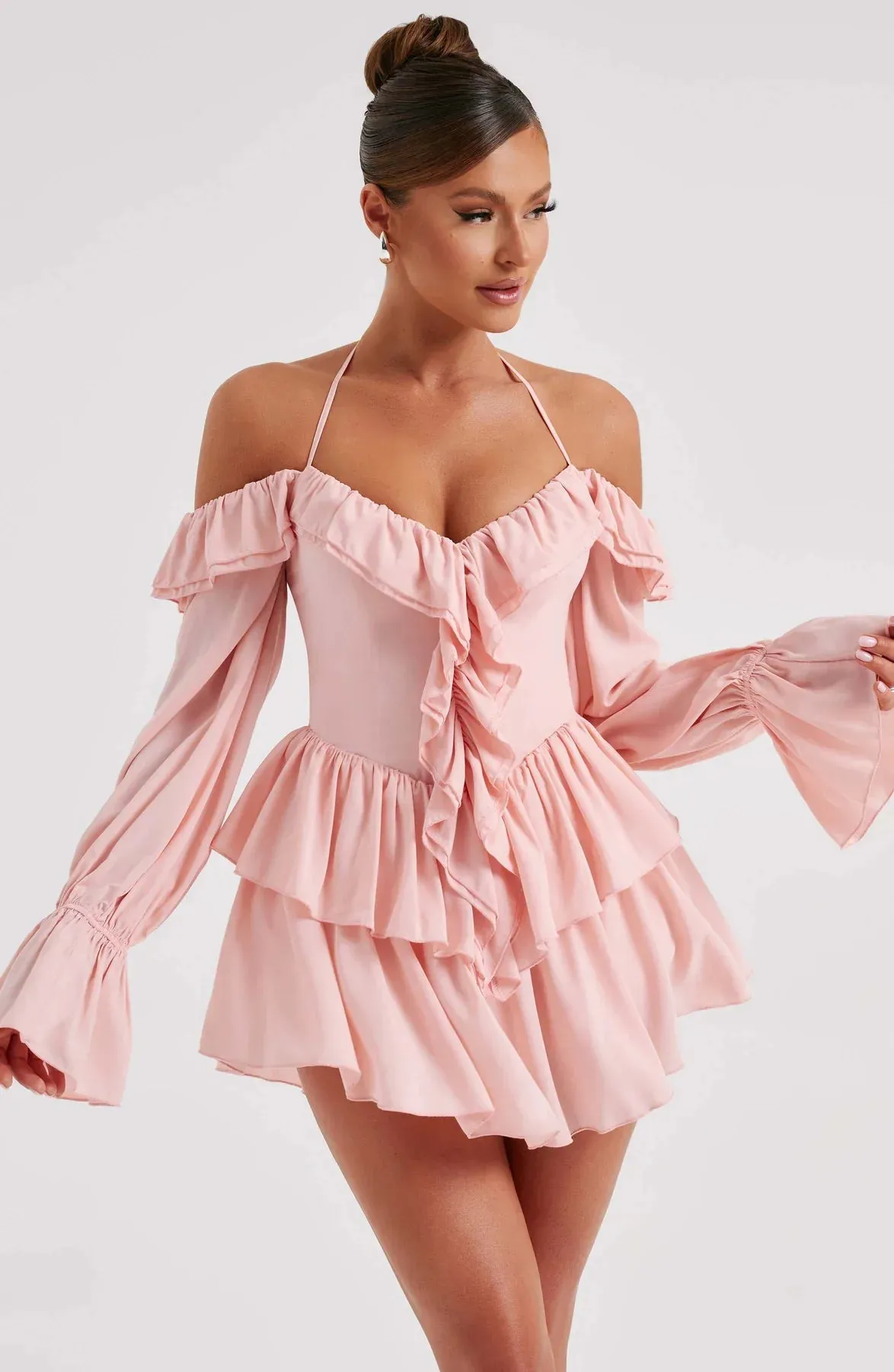 Aurora - Ruffled Mini Dress
