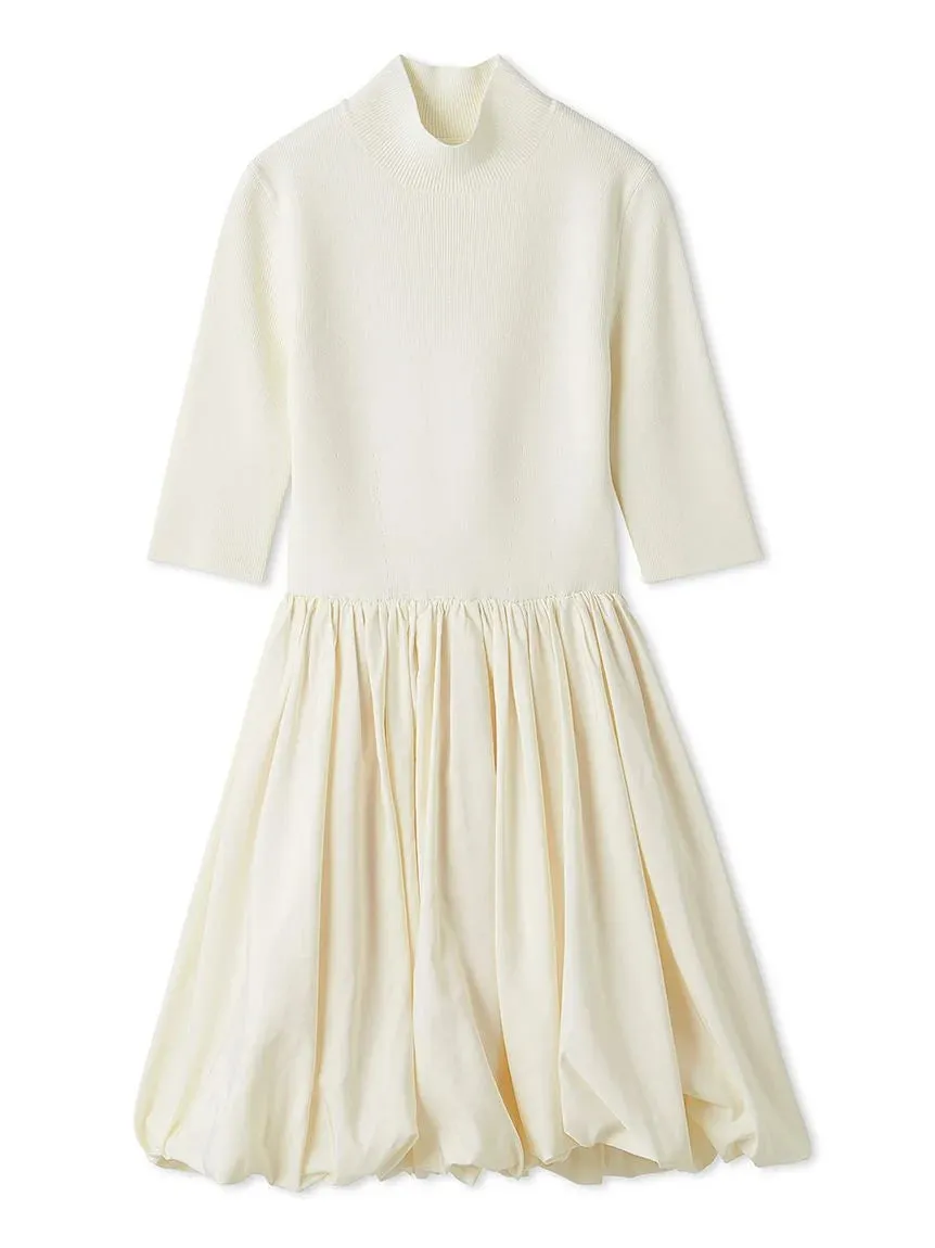 Balloon Docking Mini Knit Dress