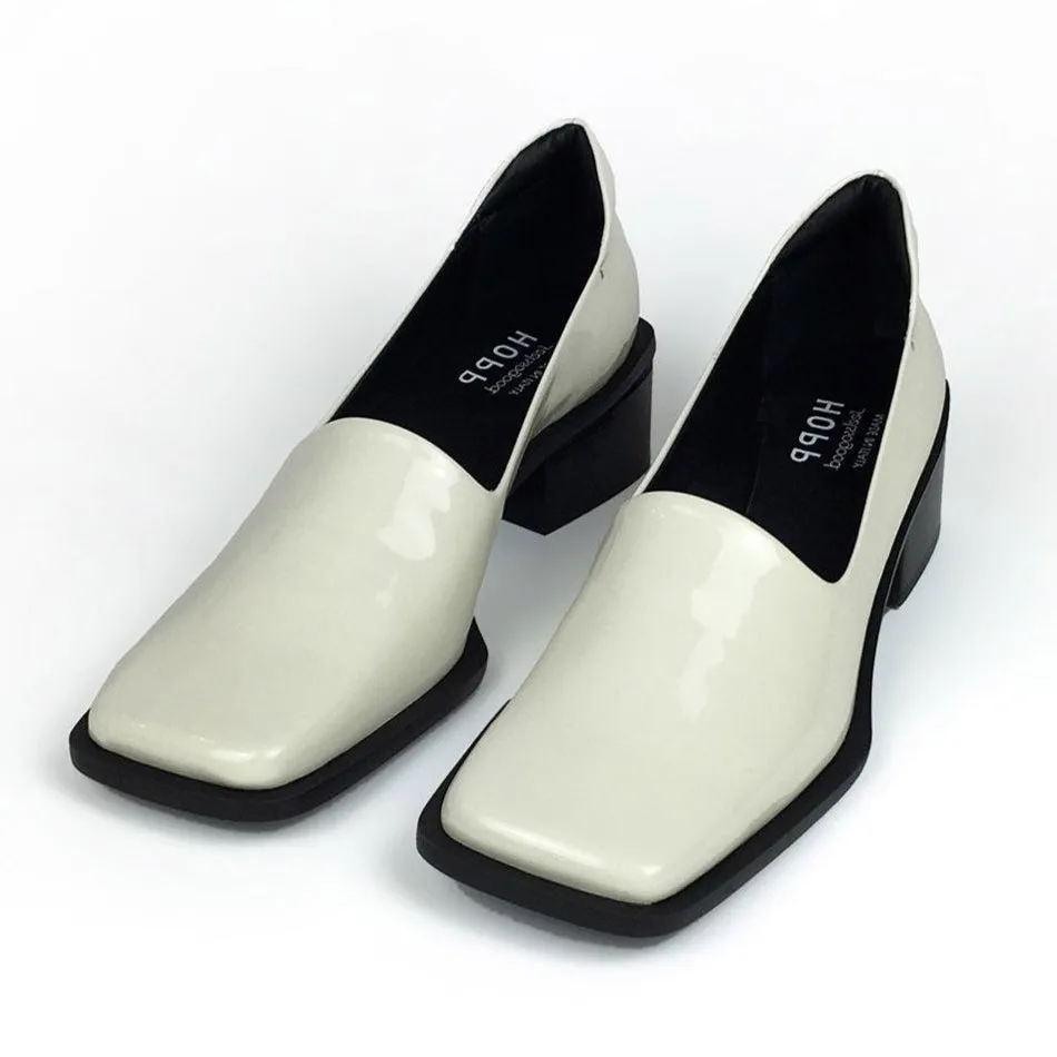 Bare Loafer - Patent Cream