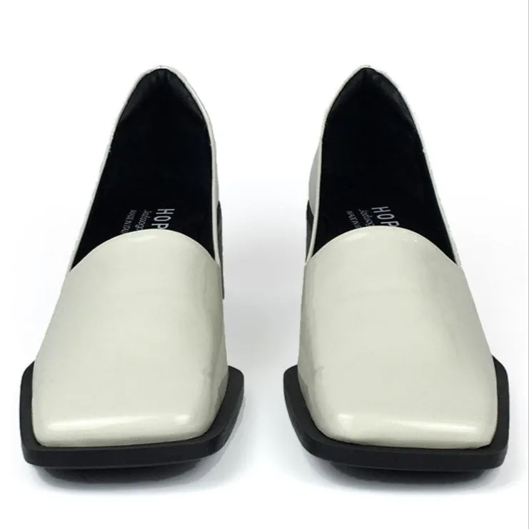 Bare Loafer - Patent Cream