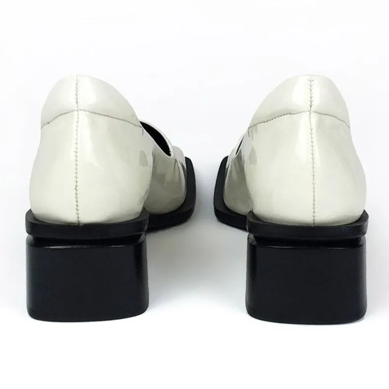 Bare Loafer - Patent Cream