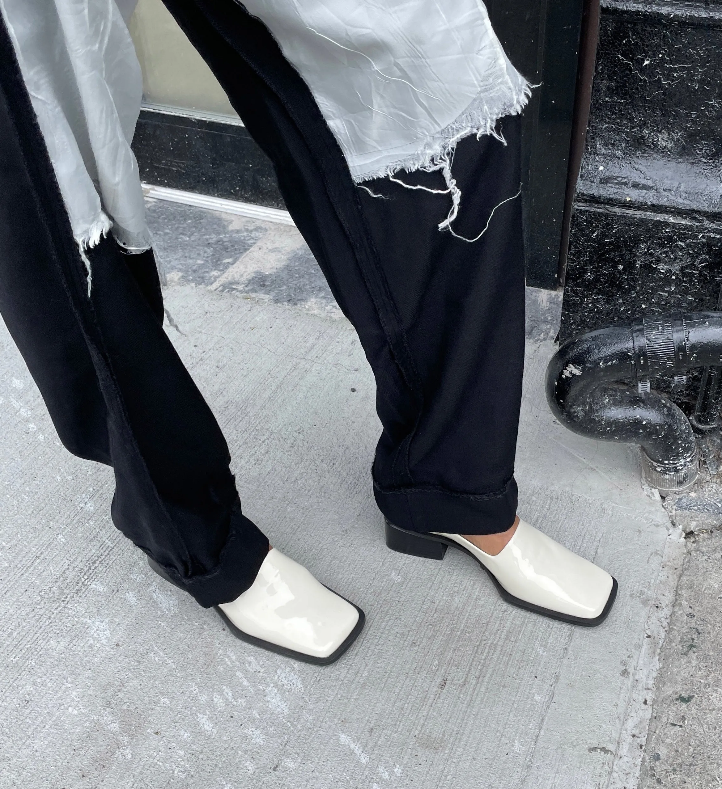 Bare Loafer - Patent Cream