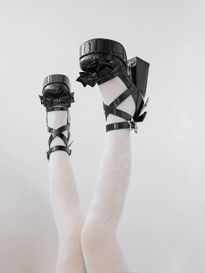 Beauty Bunny~Star Prayer~Kawaii Lolita Shoes Round Toe Summer Heels
