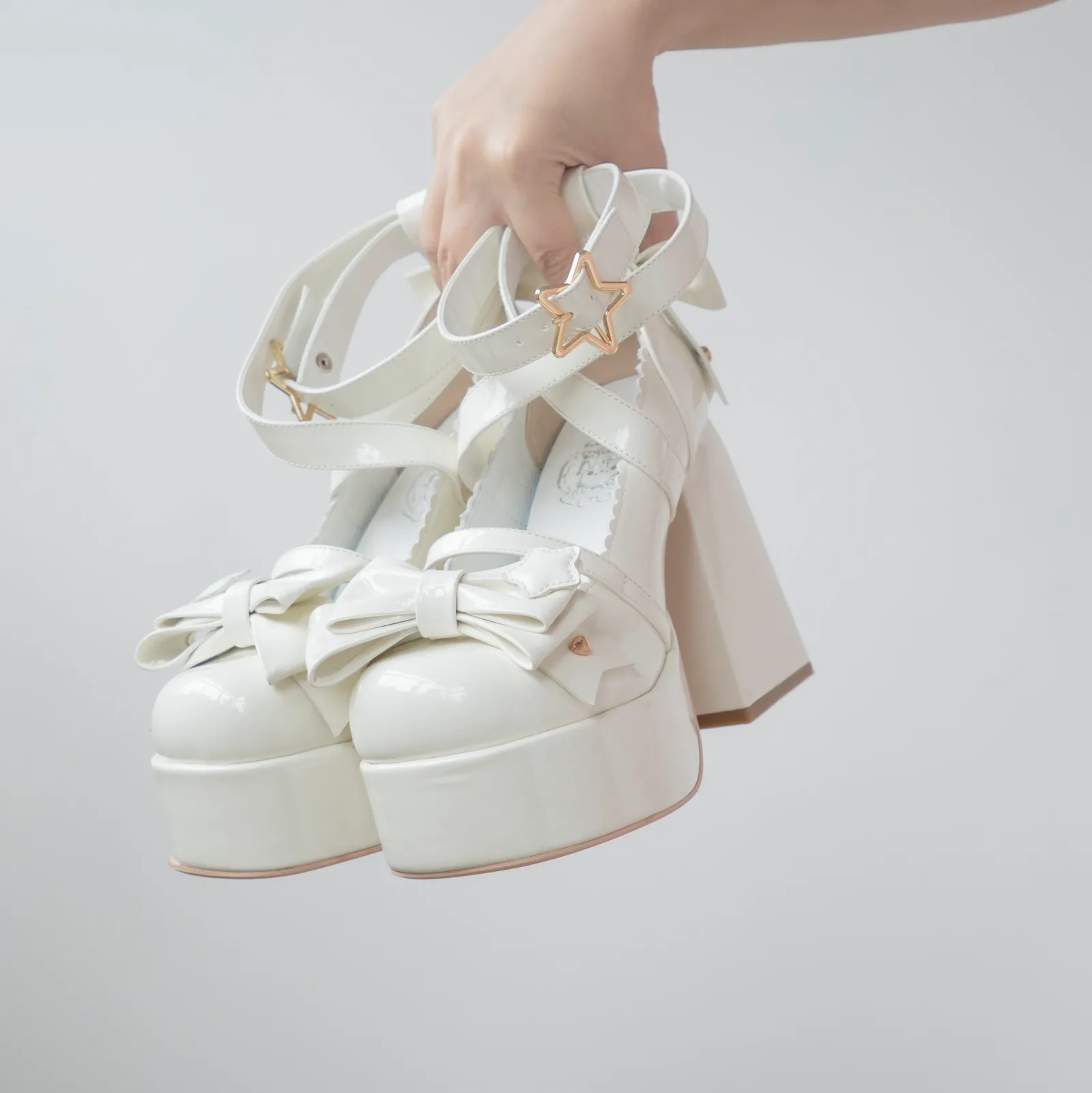 Beauty Bunny~Star Prayer~Kawaii Lolita Shoes Round Toe Summer Heels