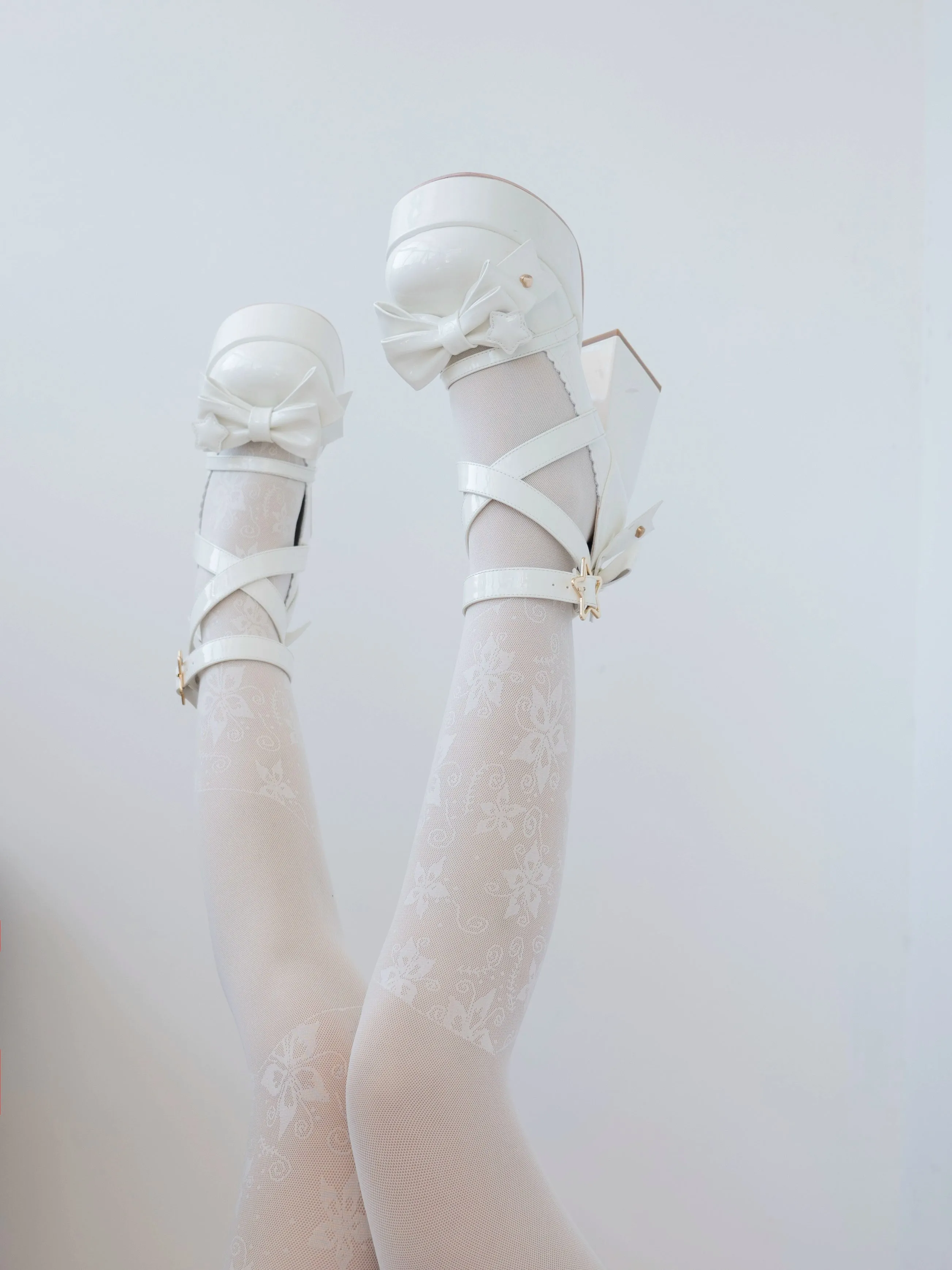 Beauty Bunny~Star Prayer~Kawaii Lolita Shoes Round Toe Summer Heels