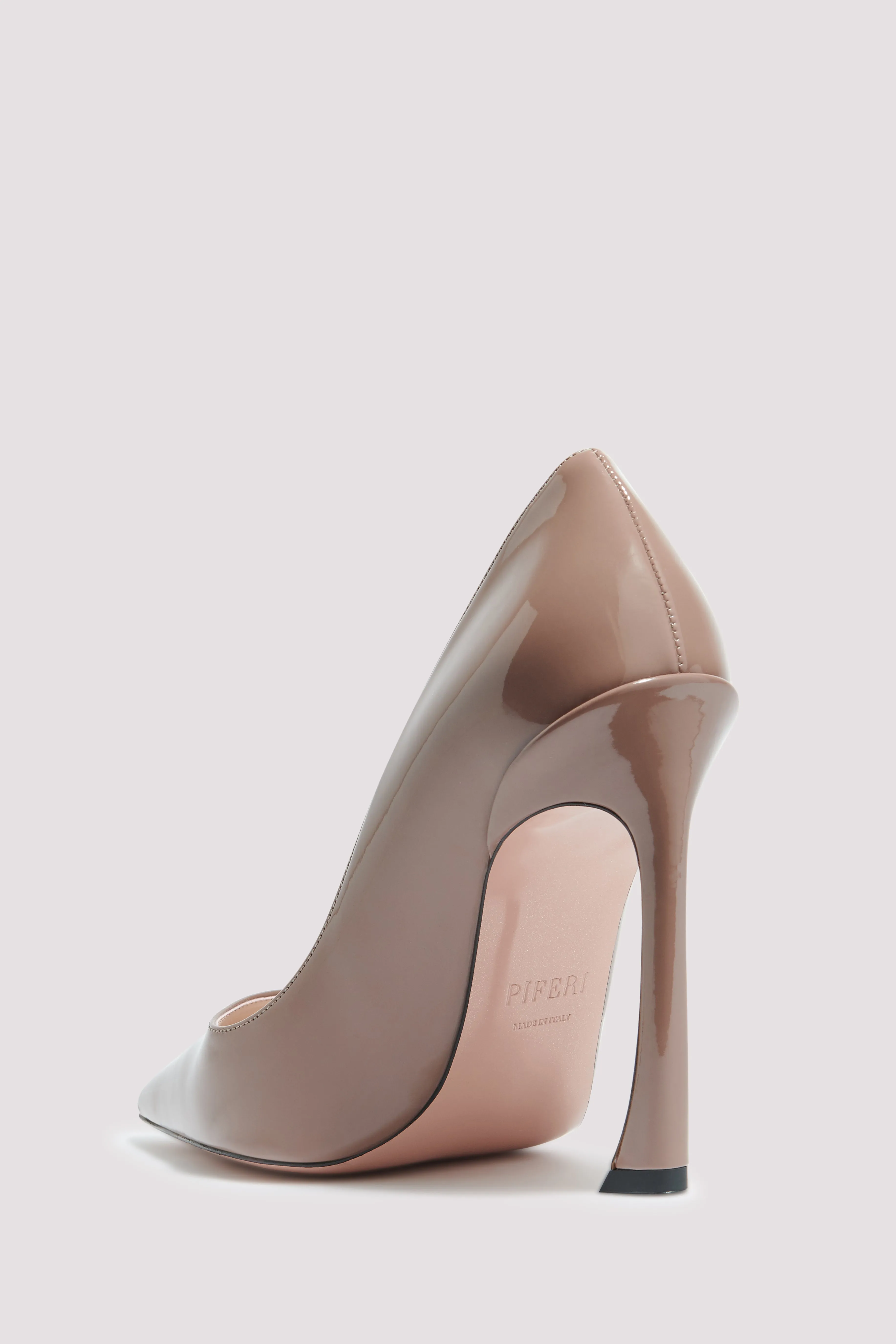 Beige 100 High-Heel Pumps