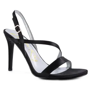 Black Ankle Strap High Heels