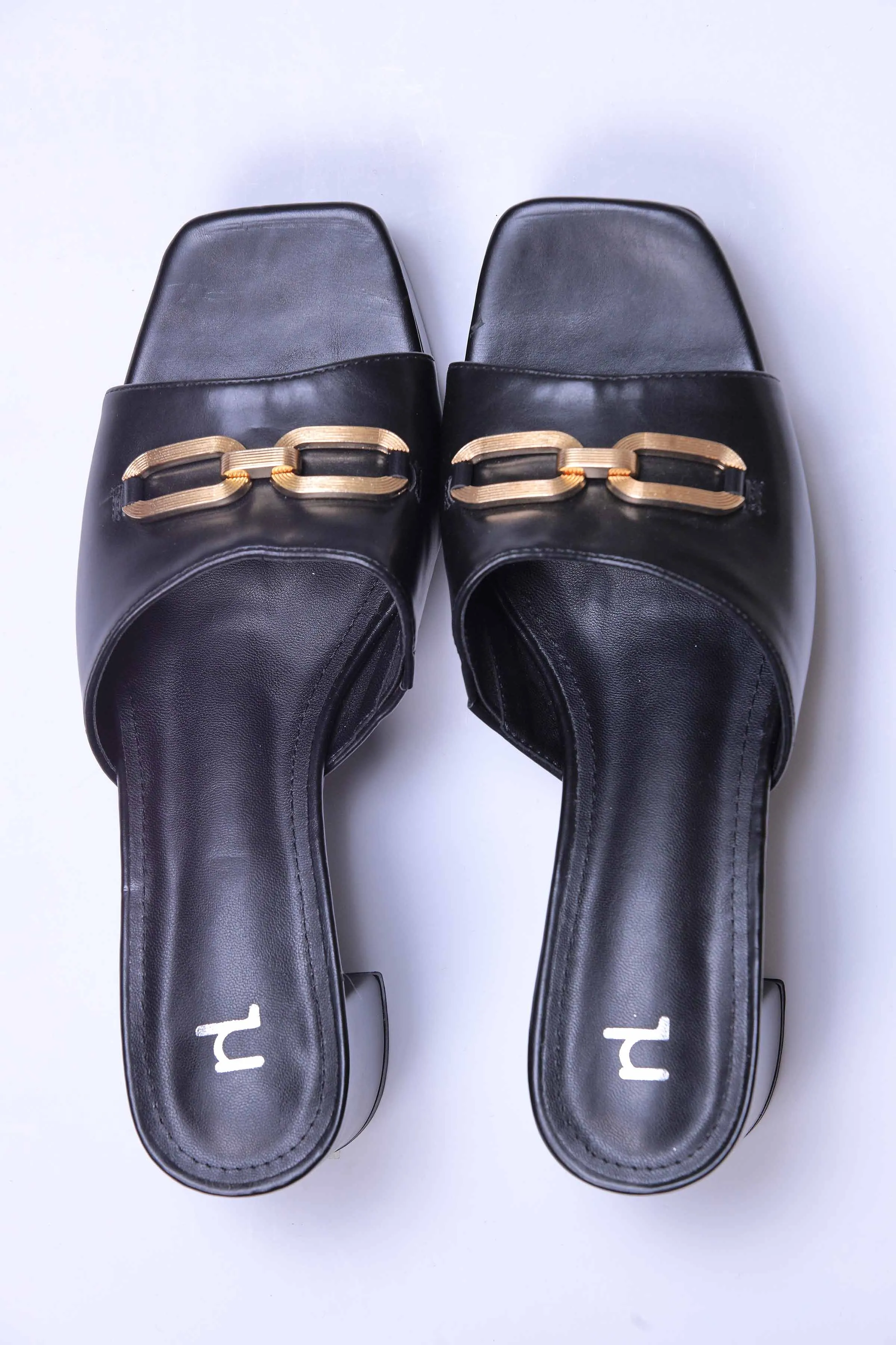 Black Block Heels-440692903