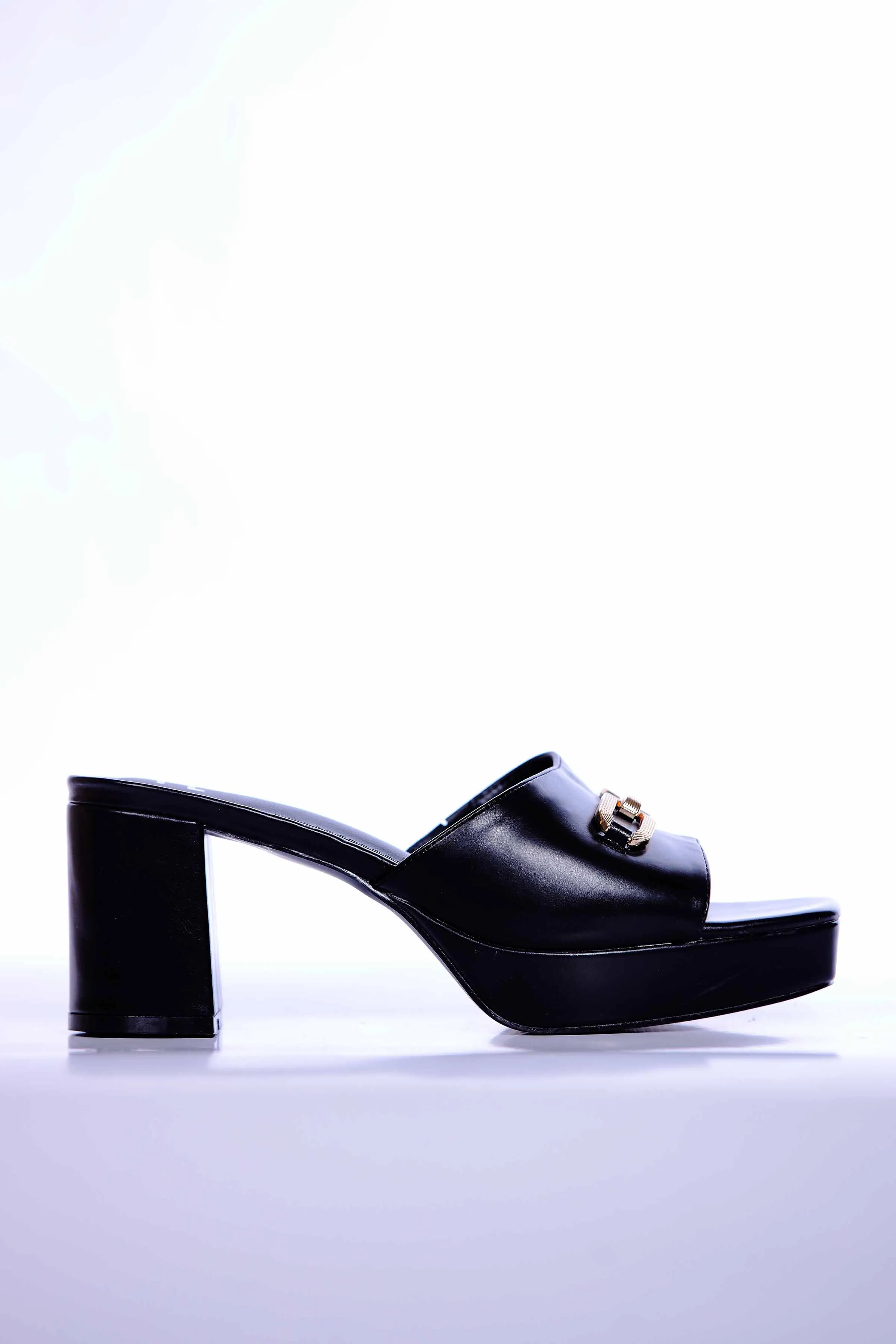 Black Block Heels-440692903