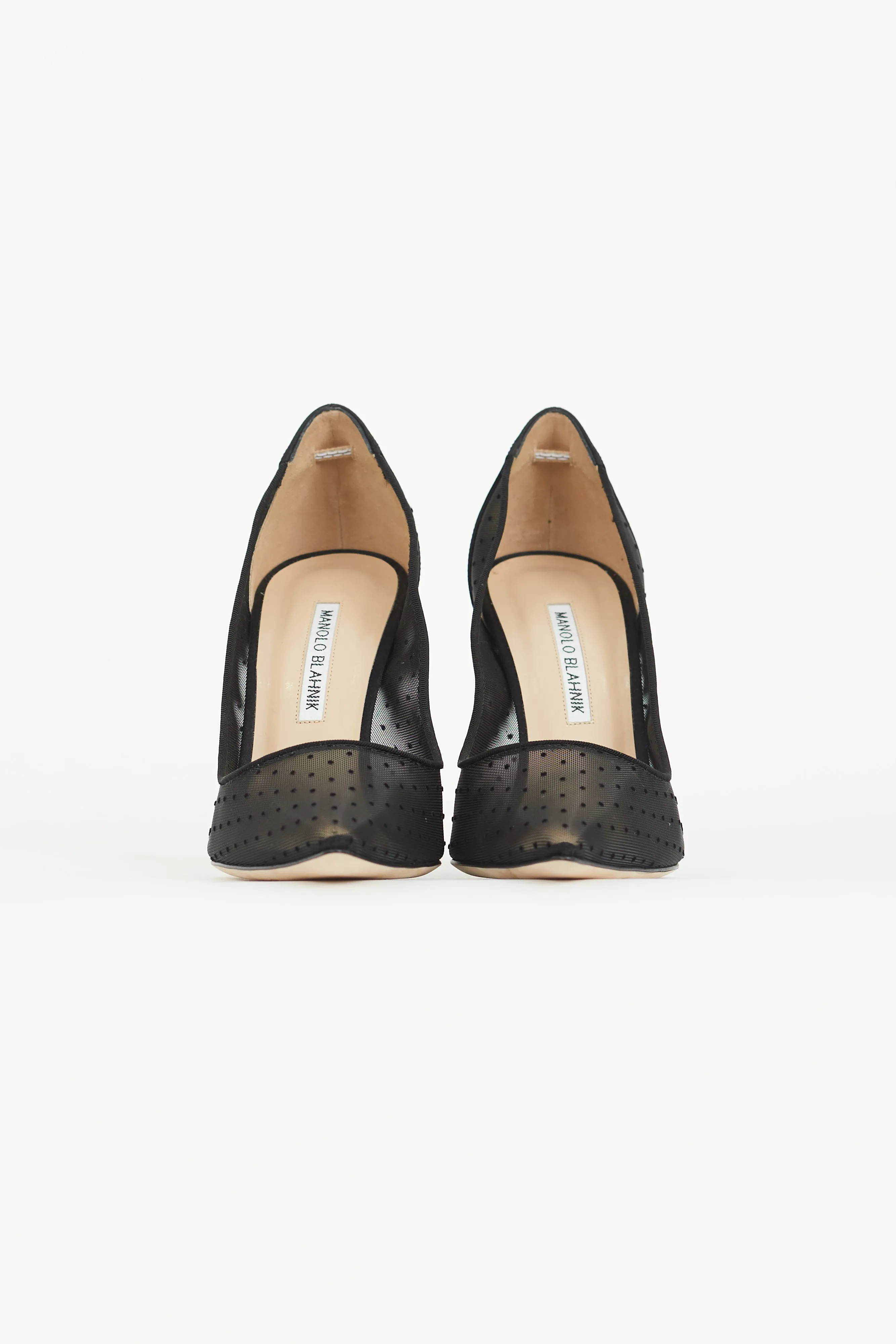 Black Mesh Dot BB 105 Pump