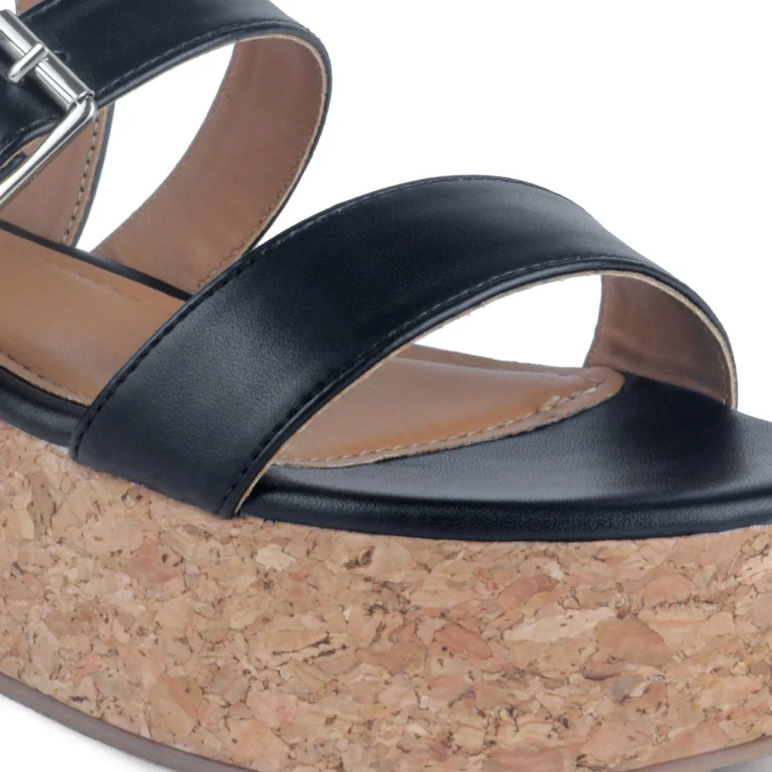 Black Platform Sandal