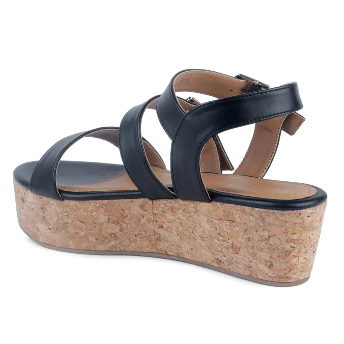 Black Platform Sandal