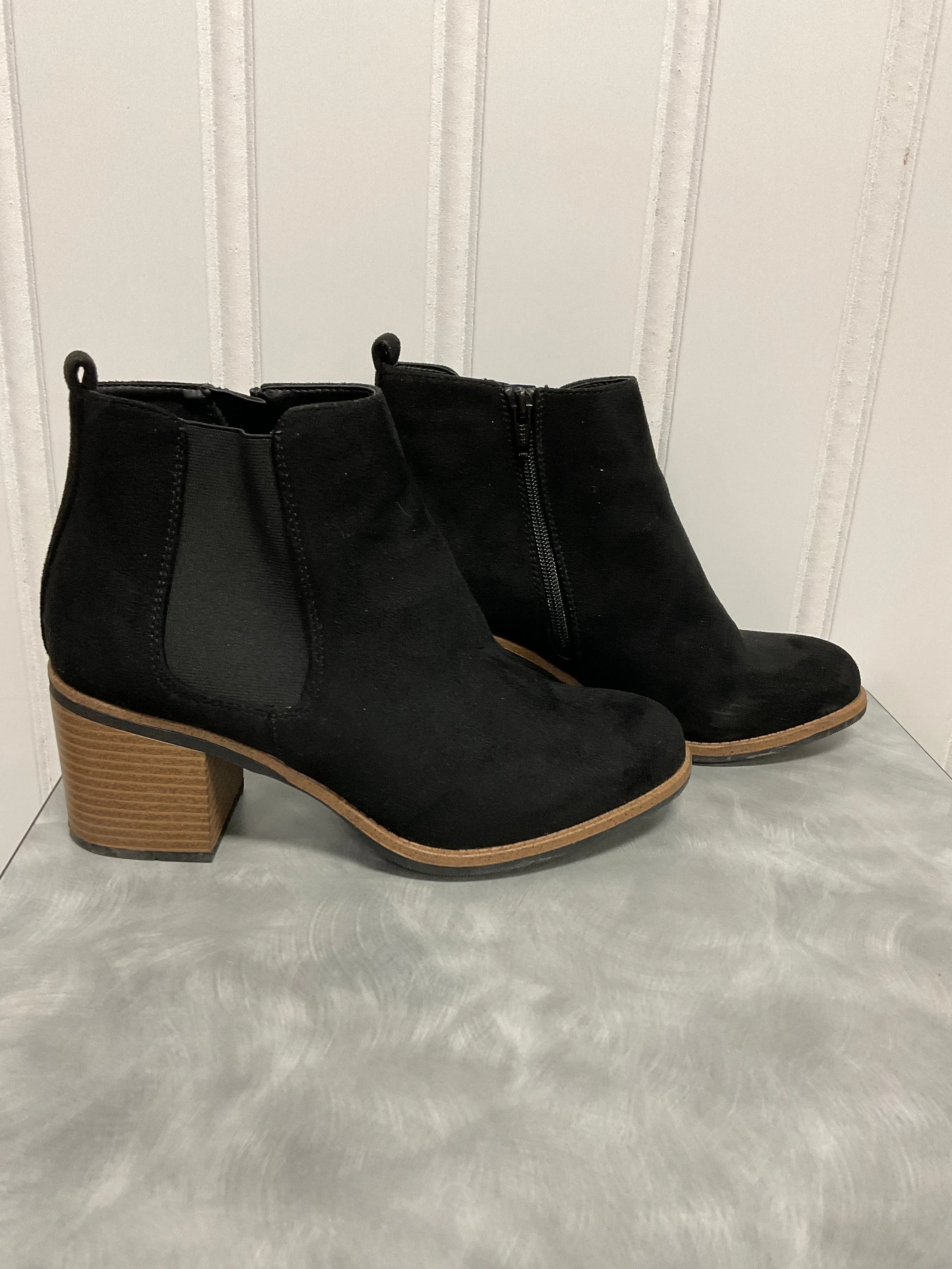 Boots Ankle Heels By White Mountain In Black, Size:9
