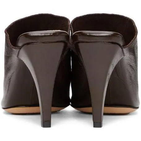 Bottega Veneta Brown Crunch Heels